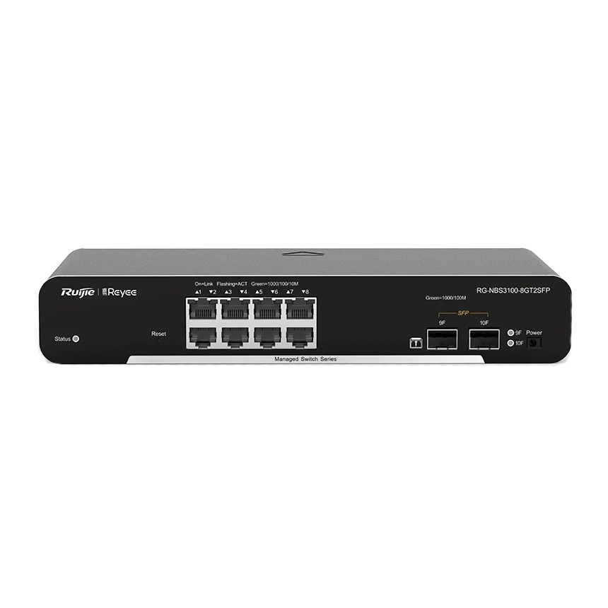 Комутатор 8 портів керований Ruijie RG-NBS3100-8GT2SFP L2
