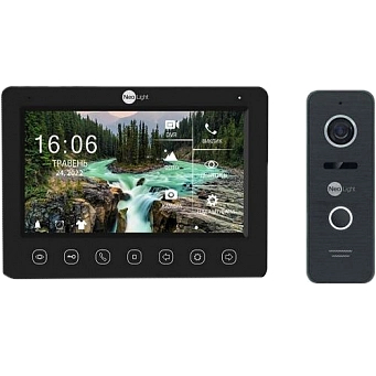 Комплект відеодомофону Neolight NeoKIT HD WF Graphite