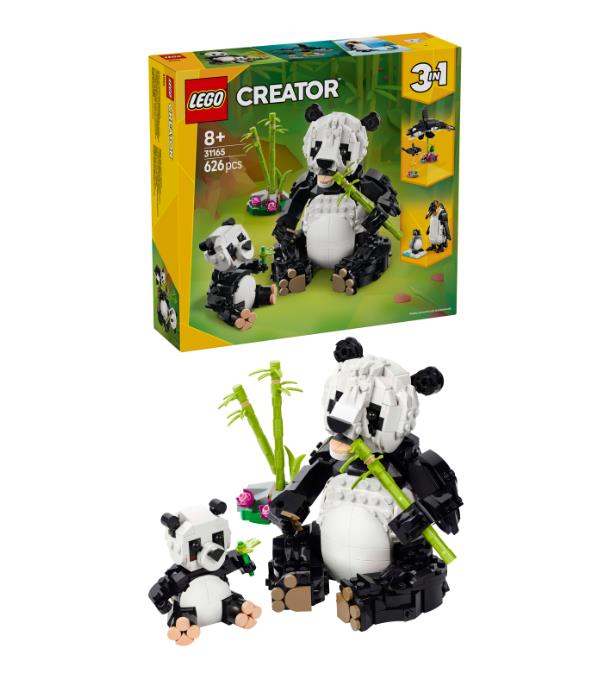 Конструктор LEGO Creator Дикі тварини: пандові 31165