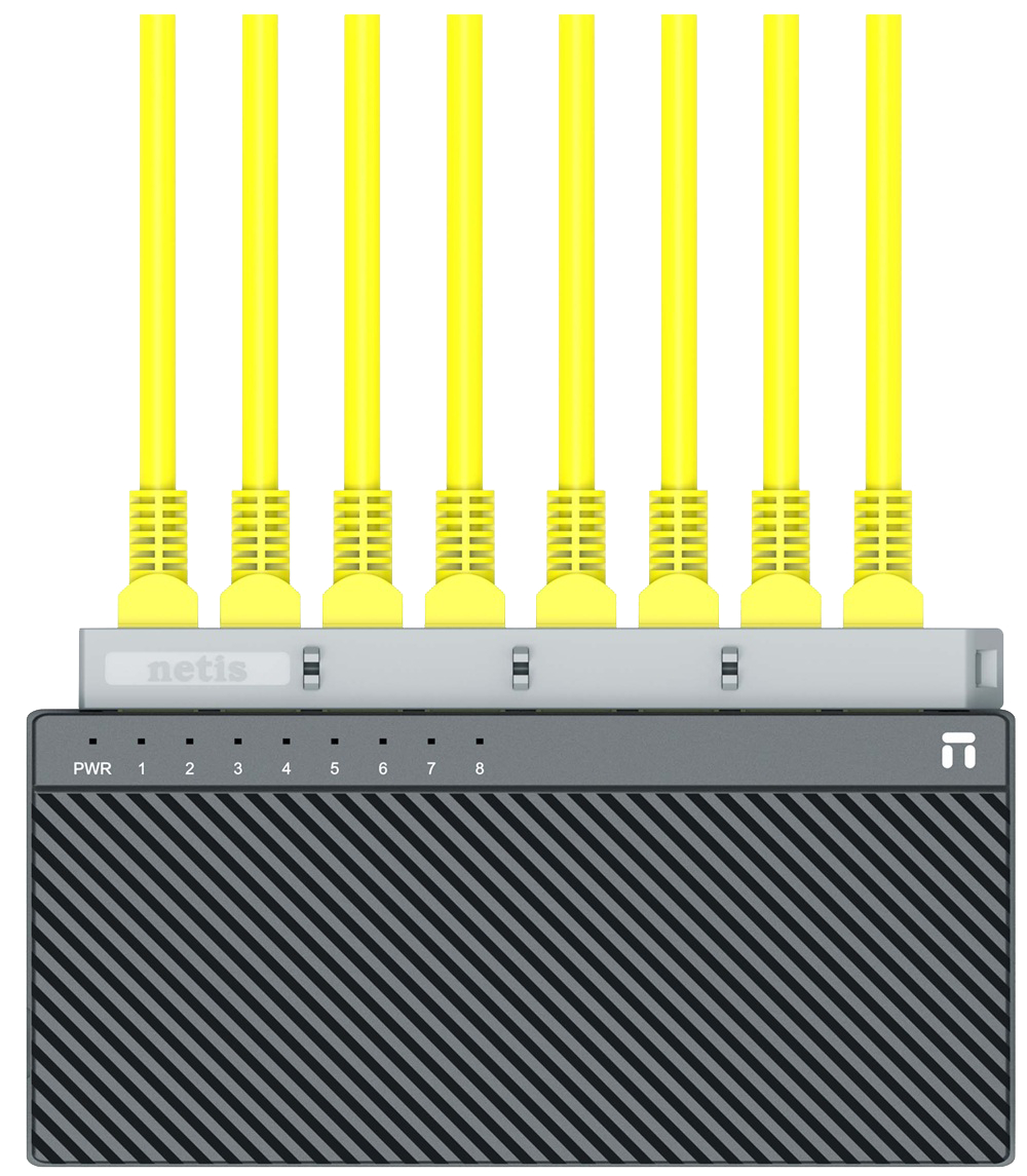 Комутатор Netis ST3108GC 8xGE, Некерований