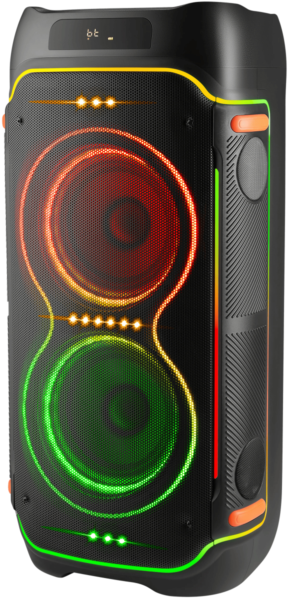 Портативна колонка 2.0 Defender Boomer 200, 200Вт BT/FM/TF/USB/MIC/AUX/GT, чорна
