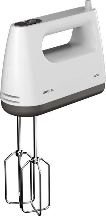 Міксер AIWA TeSaberu AHX-600 ручний 450Вт/ 5 швидк./ TURBO/ білий