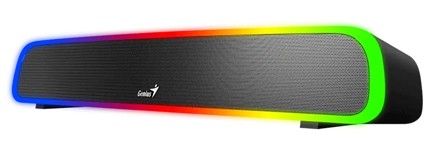 Саундбар Genius USB SoundBar 200BT, 4W, Bluetooth, RGB, Black