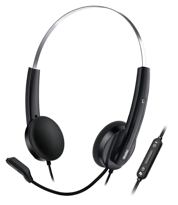 Навушники Genius HS-220U USB-C Black