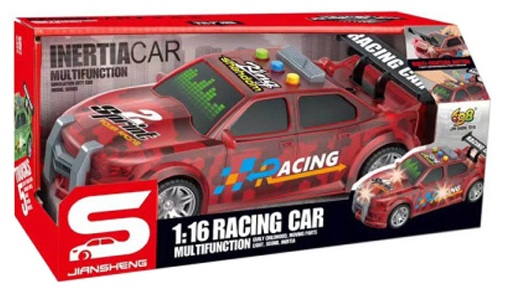 Іграшка CARS S Поліцейська машина червона 1:16 (CJ-4247838)