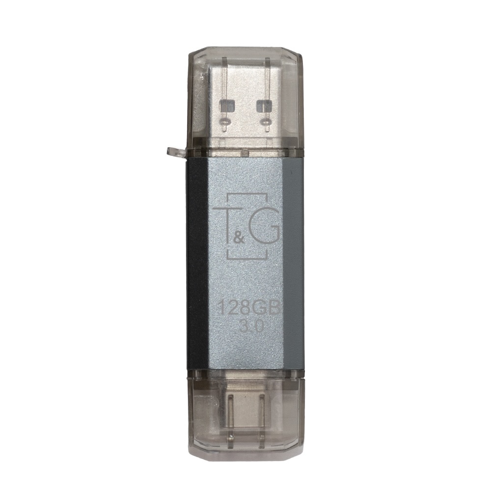 Флеш-накопитель USB 3.0 128GB Type-C T&G 009 Star Series Silver (TG009TC-128GSL3)
