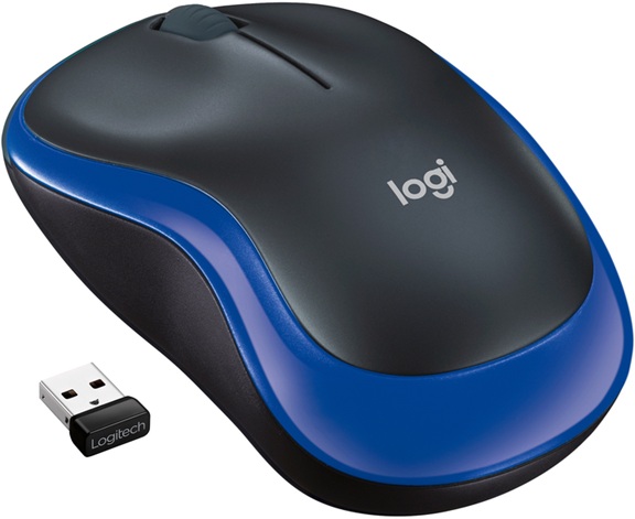 Миша бездротова Logitech M185 Blue (910-002236)