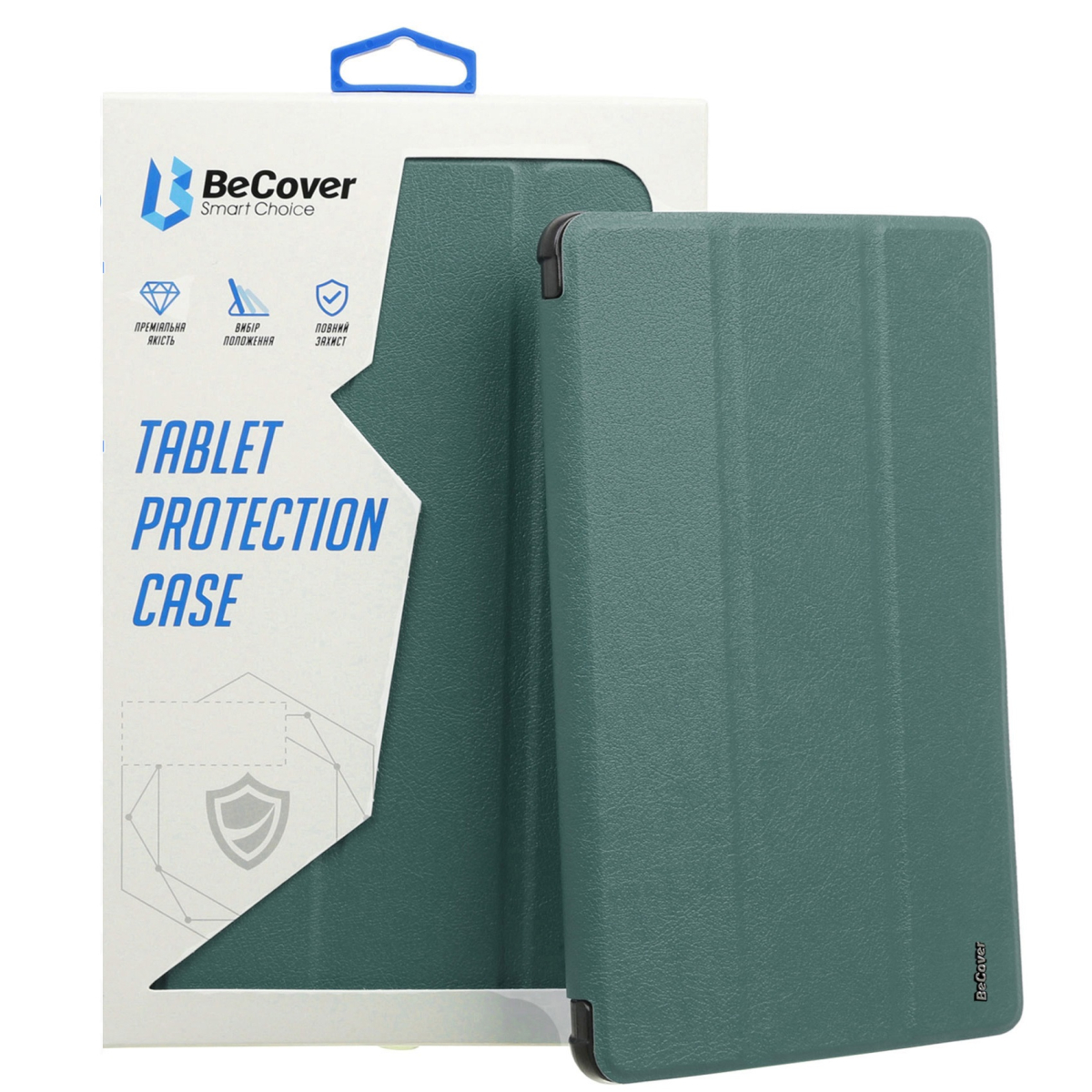 Чохол BeCover Soft Edge з кріпленням Apple Pencil для Apple iPad Air 11 M2 2024 Dark Green (711426)