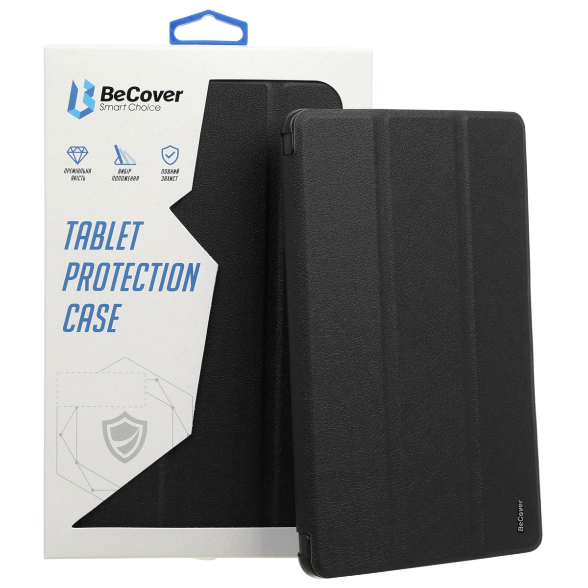 Чохол-книжка BeCover Ultra Slim Origami Transparent з кріпленням Apple Pencil для Apple iPad Air (4/5) 2020/2022 10.9 Black (711102)
