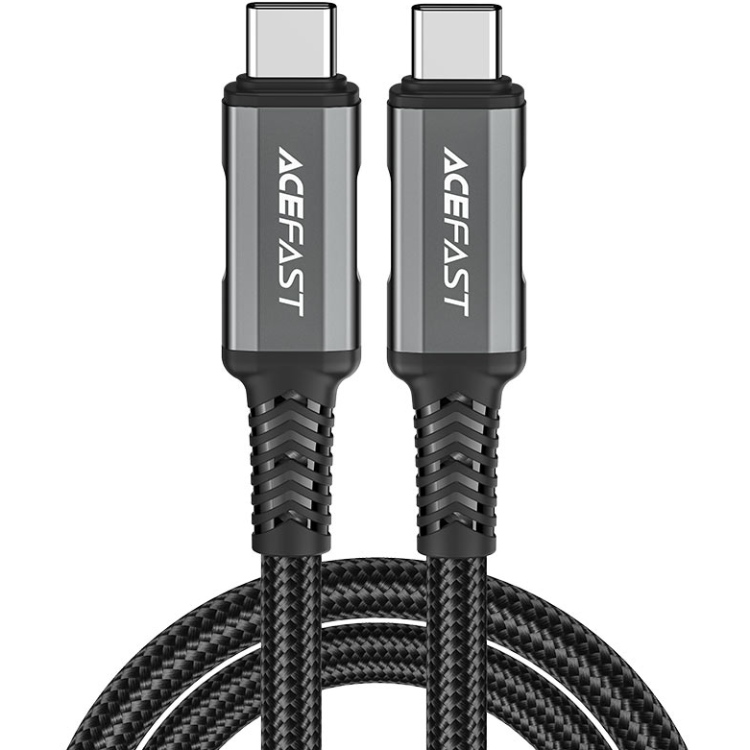 Кабель USB 2.0 Type-C M-M, 1 м 240W audio/video transmission C1-09 Black-grey Acefast