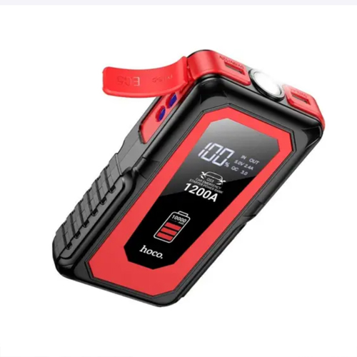 Пусковий прилад для акумулятора автомобіля JUMP STARTER HOCO QS3, Power Bank 10000mAh, Box