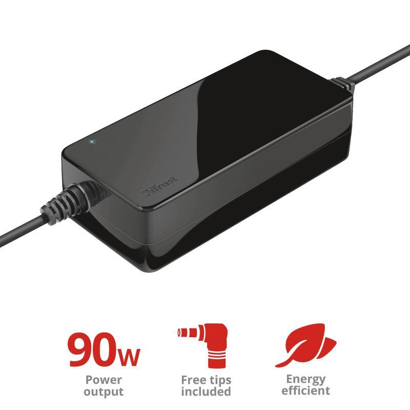 Блок живлення для ноутбука Trust Primo 90W-19V Universal Laptop (22142)