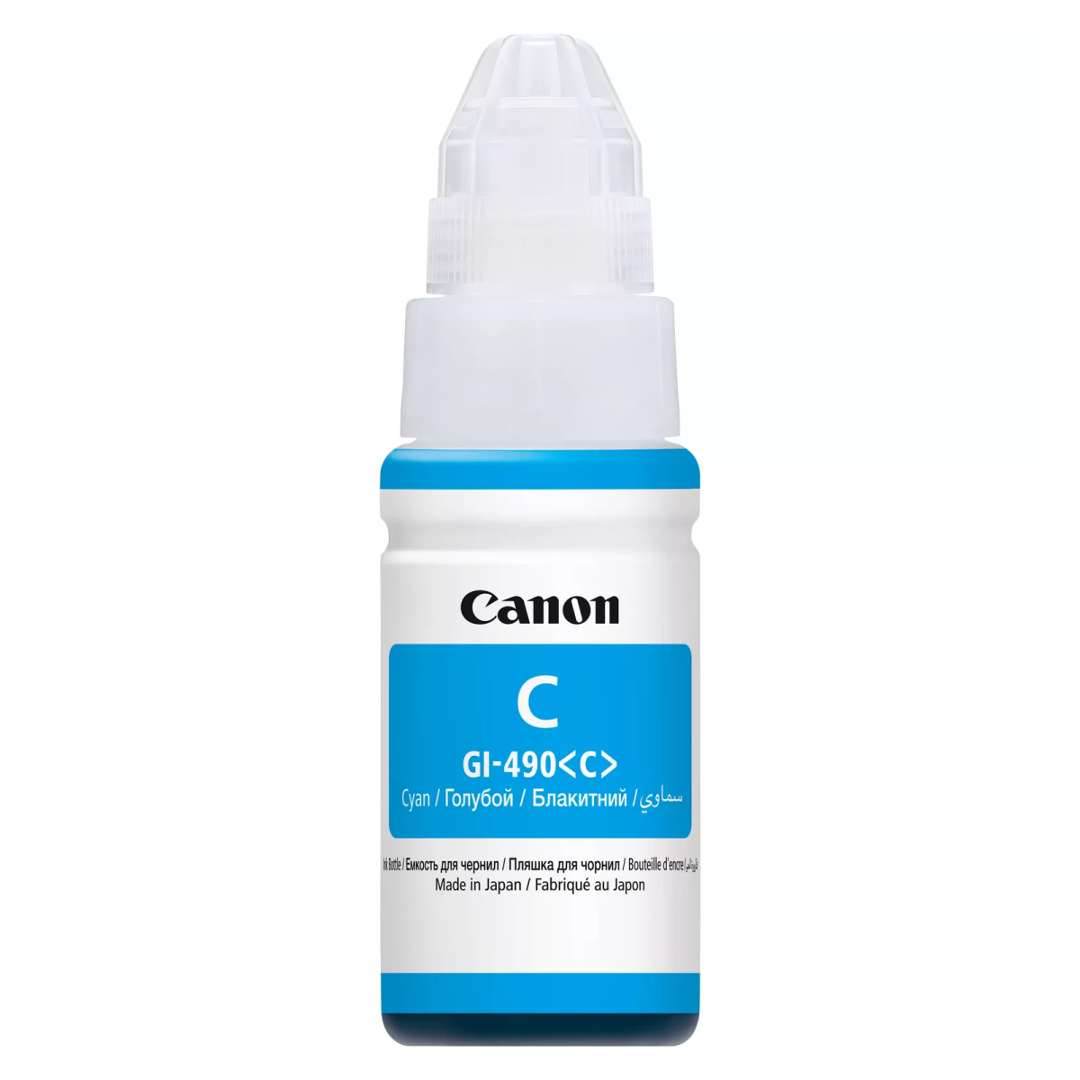 Водорозчинні чорнила Canon GI-490 Cyan (0664C001)