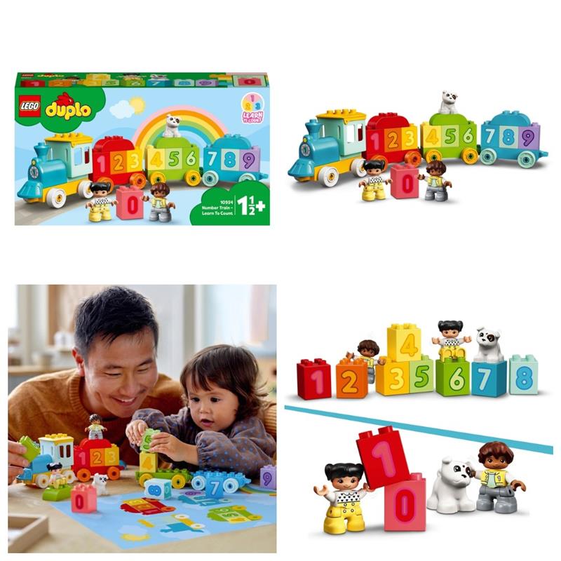 Конструктор LEGO DUPLO Потяг із цифрами – вчимося рахувати 10954
