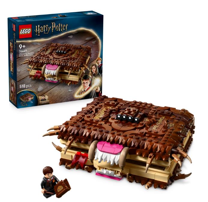 Конструктор LEGO Harry Potter Куслива Жахлива книга жахіть 76449