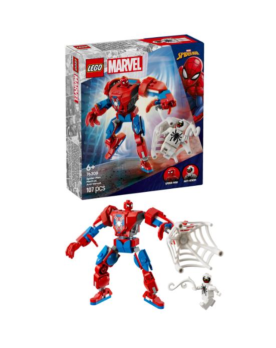 Конструктор LEGO Super Heroes Робот Людини Павука проти Анти-Венома 76308