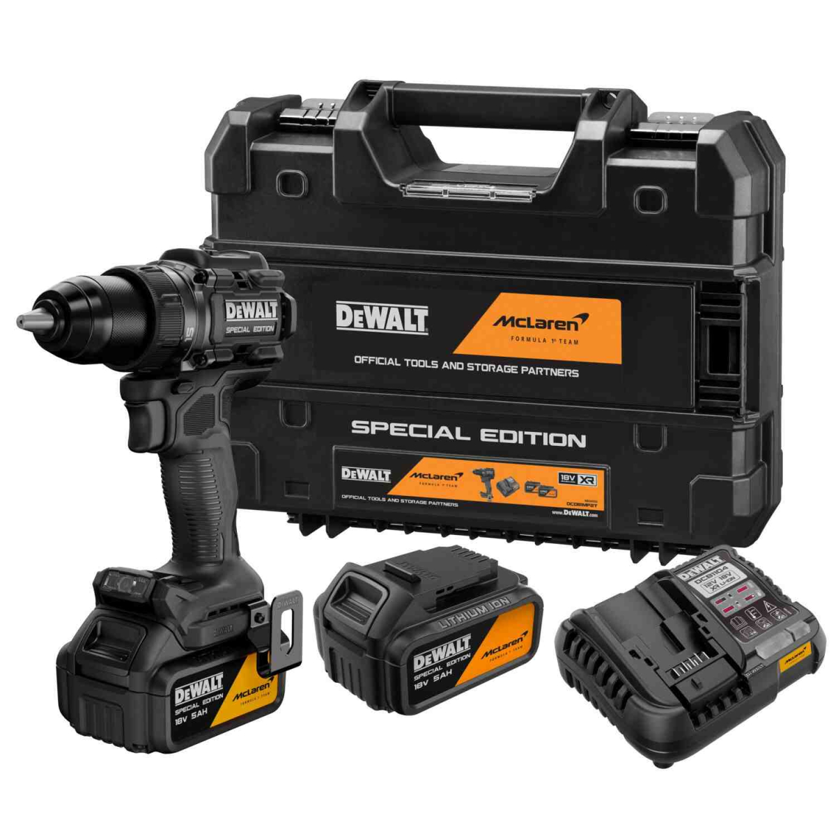 Дриль-шуруповерт McLaren F1 TEAM SPECIAL EDITION DeWALT DCD81MP2T