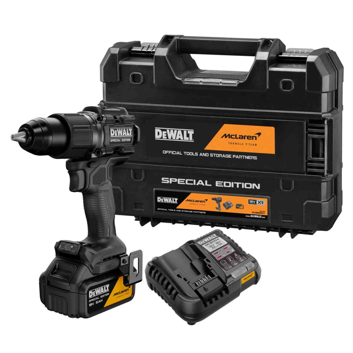 Дриль-шуруповерт McLaren F1 TEAM SPECIAL EDITION DeWALT DCD86MP1T