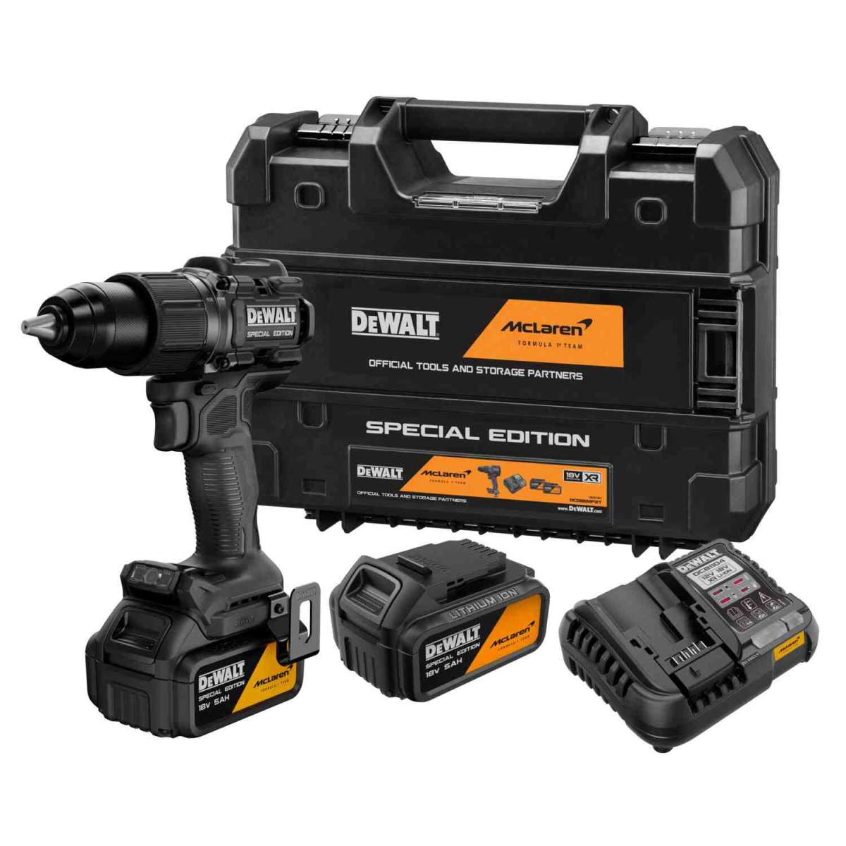 Дриль-шуруповерт McLaren F1 TEAM SPECIAL EDITION DeWALT DCD86MP2T