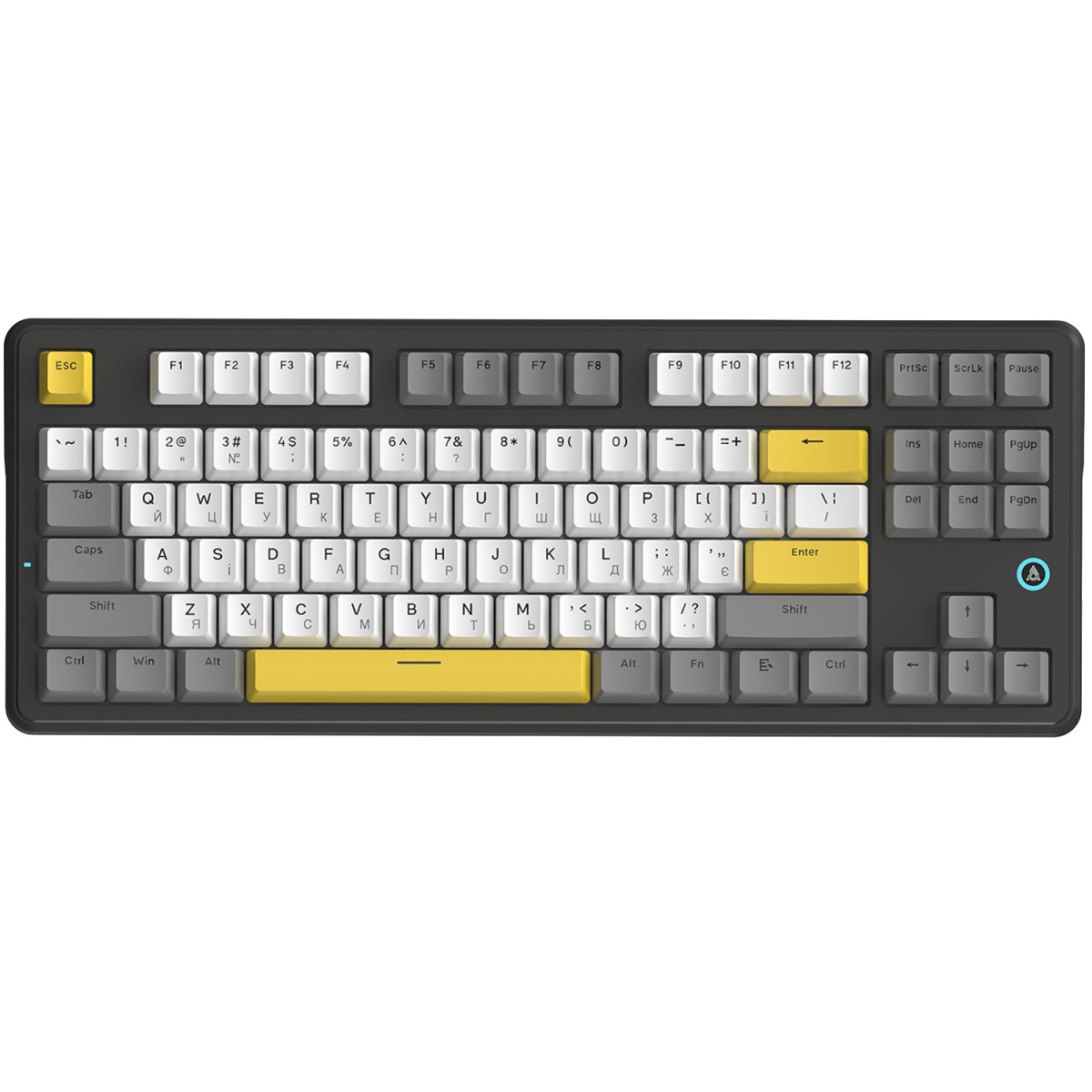 Клавіатура Ajazz AK870 V2 Flying Fish Switch Black USB-C (AK870-V2-FF-BGY)