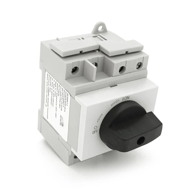 Поворотний вимикач зовнішнього монтажу HGN4-NL1-25, DC1000V, 25A, 4P, IP66, Grey