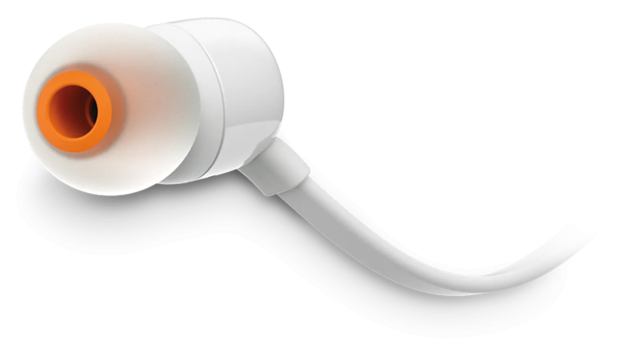 Гарнитура JBL Tune 110 Eco White (JBLT110WHTE)